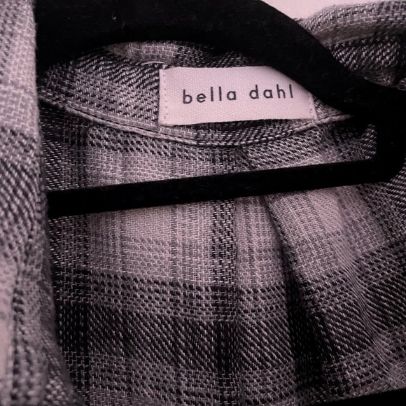 Plaid Women’s Shirt - Black and White - Picture 5 of 11